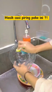 Sponge Cuci Piring | Spon Spons Sabut | Spons serbaguna | COD Spons Cuci Piring Warna Warni Spon Sponge Sabut Jaring Alat Dishwashing Dapur Masak Busa Serbaguna