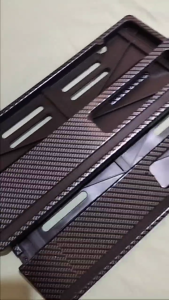 PROMO Dudukan Plat Nomor Karbon Universal / Cover Plat Nomor Carbon Depan Belakang