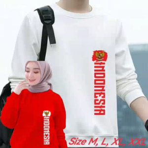 Diskon Spesial Sweater Pria Wanita Garuda Indonesia Kaos Hut RI Crewneck Pancasila Sweter Dirgahayu