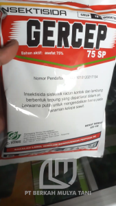 Insektisida Sistemik Gercep 75 SP 400 Gram Asefat 75% Obat Hama Ulat Kantong