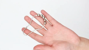 12pcs Chrome Plated Shower Curtain Rings Metal Gourd Type Shower Curtain Hook With 5 Roller Ball