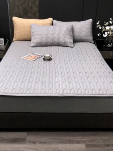 ✨ต้านเชื้อแบคทีเรีย 5 เท่า✨Mjiatool ผ้ารองกันเปื้อน 5ฟุต/6ฟุต ที่นอนบาง กันน้ำได้100% ผ้าปูที่นอนยางพาราแท้ ส่งปลอกหมอนสองใบ ที่นอนแผ่นกันลื่นที่นอนบาง เหมาะสําหรับทารก ผ้ารองกันเปื้อนที่นอน