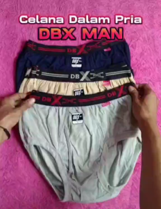 3 Pcs CD DBX Pria (Celana Dalam Cowo)