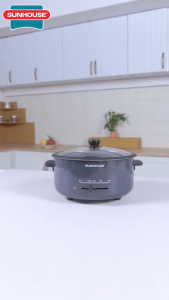 Lẩu điện Sunhouse SHD4523 Công suất 1300W Dung tích 3.5 lít  Hàng chính hãng - Bảo hành 12 tháng