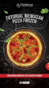 Personal Pizza Frozen Cissipizza - Turkish Pizza - Diameter 20 cm (Makanan Siap Saji)