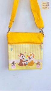 Tas Selempang 2 Ruang Aneka Karakter Anak Sling Bag Souvenir Suvenir