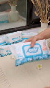 (HÀNG CÔNG TY) Khăn ướt em bé cao cấp không mùi EcoWipes an toàn lành tính cho làn da em bé