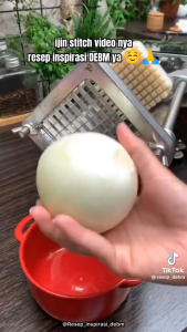 1Set Alat Mesin Pemotong Kentang Goreng Baja Tahan Karat Potato Cutter Komersial
