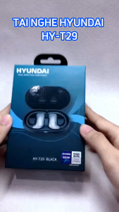 Tai nghe Hyundai HY-T29 tai nghe Bluetooth thế hệ mới nhất chống nước chống ồn chống bụi bẩn HYT29