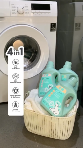 ❤️ Cloversoft Loves Plant-Based Anti Dust Mite 4 in 1 Laundry Liquid Detergent Refill bag [1.5L]