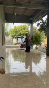 FAJARLAH lobby duster full set sapu lobby tangkai mop pel lobby lantai masjid sekolah bandara