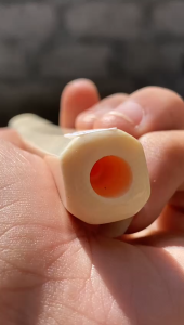 pipa gg asli lokal 16cm segilapan semilengkung mulus tebal bening