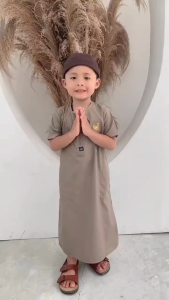 OVIKIDS Bilal - Baju Anak Laki Laki Baju Koko Anak Laki Laki Baju Gamis Anak Laki Laki 2-9 Tahun
