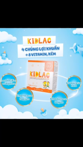 Men vi sinh KIDLAC cho bé hỗ trợ tiêu hoá đường ruột bổ sung vitamin lợi khuẩn chống tiêu chảy táo bón nốn trớ trào ngược suy dinh dưỡng ở trẻ em - SUNSTORE.OFFICE