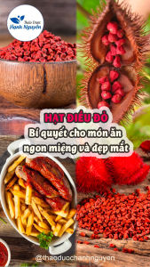 Hạt điều đỏ 1kg (Hạt cari điều màu tạo màu tự nhiên cho món ăn) - Thảo Dược Hạnh Nguyên