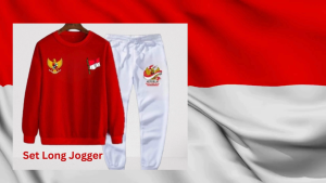 Pakaian FASHION cOWOK Cewek CASUAL SETELAN MERAH PUTIH INDONESIA