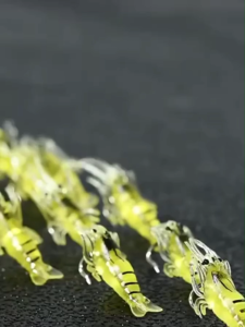 3pcs Artificial Shrimp Fishing Lures Soft Prawn Shrimp Artificial Bait Hooks Simulation Fishing Gear