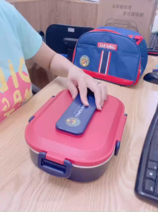 Hộp cơm trưa  văn phòng/học sinh Hộp cơm trưa giữ nhiệt bằng Inox 316 4 ngăn chống tràn hiện đại chuyên dụng