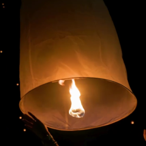 SHUAIAN Lampion Terbang Flying Sky Lentera Terbang Warna Warni