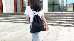 กระเป๋ากีฬา กระเป๋าหูรูด ฟิตเนส บาสเก็ตบอล เข้ายิม กลางแจ้ง ความจุขนาดใหญ่ กระเป๋าเป้