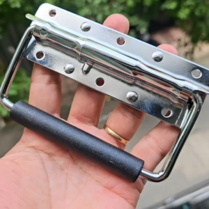 Tay xách dương 124cm nắm gập Tay xách dùng cho thùng case hộp pin Lithium tủ máy thiết bị audio.