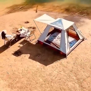 KORAMAN เต็นท์นอนแบบกางอัตโนมัติ เต็นท์นอน​ 4-5​ คน เต็นท์เดินป่า เต็นท์พักแรม เต๊นท์ระบายอาศดี เต็นท์พับได้ พักในสวน น้ำหนักเบา