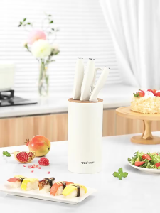 Kitchen Knife Set 5PCS Stainless Steel Precision Knife Chefs Knife Bread Knife Meat Knife Scisso