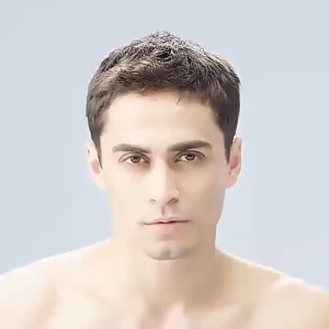 Automatic Hair Trimmer 360 Rotating Hair Clipper LED Display Portable Shaved Head Artifact UFO Flying Saucer Cutter Head