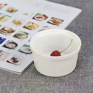 ถ้วยคัพเค้กเซรามิค ถ้วยเซรามิค มี3ขนาด 7ซม. 9ซม. 10ซม. ถ้วยใส่น้ำจิ้ม ถ้วยสีขาว ถ้วยน้ำจิ้ม เข้าไมโครเวฟได้