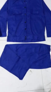 BỘ QUẦN ÁO BẢO HỘ LAO ĐỘNG QUẦN ÁO BẢO HỘ LAO ĐỘNG VẢI KAKI LOẠI 1 MÀU XANH DƯƠNG