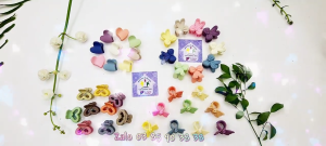 Set 3 cái cào đỉnh nhựa nhám nhiều mẫu kẹp càng cua mini kẹp tóc nữ hàn quốc cute phụ kiện bé gái - thương hiệu Vợ Chồng Tôi