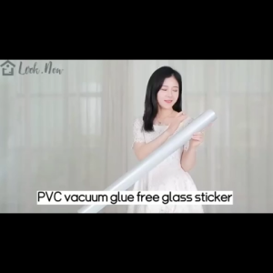 【Gift tool】Blackout Window Film Static Cling: 100% UV Blocking Window Privacy Film Room Darkening Frosted Glass Window Tint Film Heat Control Removable Window Coverings No glue window sticker