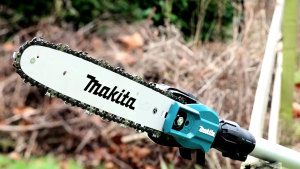 MAKITA เลื่อยโซ่ 11.5 นิ้ว แบบไร้สาย เลื่อยแบต รุ่น 199V ประสิทธิภาพสูง บาร์ยาว 11.5 นิ้ว -งานเทียบ เกรด AAA+ ดีเยี่ยม