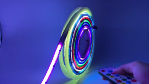 Sinvay 24V RGB Dream Color COB LED Strip Light 576LEDs/m 5 meters per roll WS2811 幻彩灯带