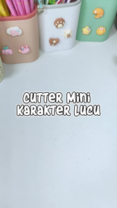 Cutter Mini / Cutter Mini Pisau Kecil Bentuk Awan / Pisau Pemotong Mini Lucu