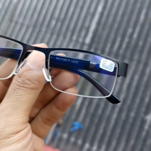 Kacamata Baca Plus Anti Radiasi Pria Wanita Gantung Half Frame Optik Asli Ori