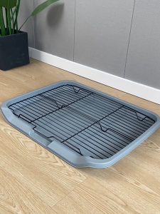 Extra Large Dog Toilet Flat Dog Toilet With Column Grid Format Enclosure Dog Toilet Training Potty Galvanized Iron Frame