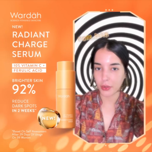 Wardah 10% Vitamin C Ferulic Acid Radiant Charge Serum 20ml - Skincare Wajah Brightening Mencerahkan
