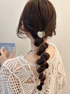 Karet Rambut Spiral Wanita Hiasan Love Model Kabel Bergulir Fashion Aksesoris Korea HS AR05
