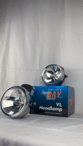 Headlamp Lampu Depan YL Set Spidometer Bulat (Set Batok Besi + Speedo Bulat HM) Batok Lampu YL Press Sports Day