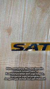 Emblem Logo Tulisan Satya Original