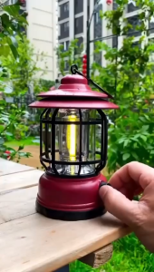 Lampu TENDA CAMPING Lampu Retro 3 COB Lamput Emergency