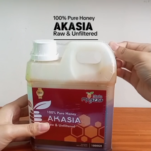 1KG MADU AKASIA ASLI MADU MUEZZA Grade A 100% PURE NATURAL HONEY MADU ASLI MURNI ALAMI dari NEKTAR BUNGA AKASIA dg Rasa Madu Manis & Lembut Pilihan Kesukaan Keluarga sbg Minuman Kesehatan & Kebugaran