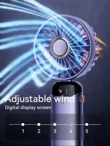 10000mAH Mini Fan: A Rechargeable 5-Speed Portable Electric Fan