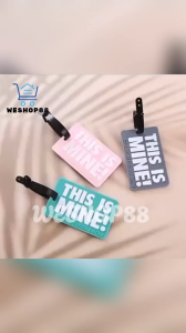 WESHOP 88 1pcs Fashion Creative Letter Cute Travel Accessories Luggage Tags Suitcase Cartoon Style Silicon Portable Travel Label