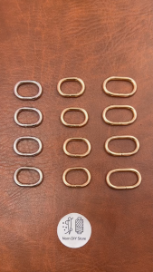 Khoen Oval Hột Vịt Chất Hợp Kim Xi Mạ Điện Phụ Liệu Làm Túi Xách Bóp Ví Dây Đai Thắt Lưng Da Thủ Công Handmade DIY