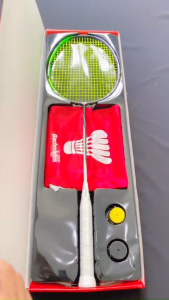 Vợt Cầu Lông Lining Halbertec 9000 Bản Cao Full Hộp Cấp Kèm Túi Đựng Vợt Cuốn Cán ( Căng Sẵn 11kg Max 13.5kg )