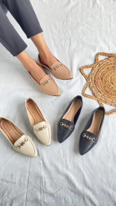 VESPERA Ameena flatshoes slip on sepatu wanita kekinian