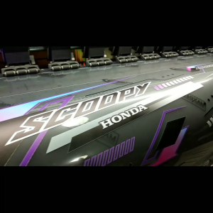 Cutting Stiker Striping Motor Scoopy Tahun 2020 - List Body Stiker Font Viral - Striping Stiker Scoopy Desain Premium - CTS - 420 Design