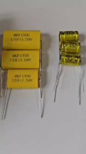 DIYsound FOR AUDIO cเสียงแหลม 2.2uf 3.3uF 4.7uf 100V 250V 2.2 3.3 4.7 C ซีเสียงแหลม ซีเสียงแหลมโม hi.cap ตัวcเสียงแหลม ตัว c เสียง แหลม